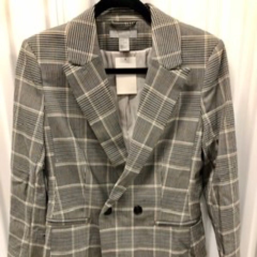 Double Breasted Blazer Jacket,M, 8/38, NWT